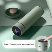 Smart Stainless Steel Water Bottle with Temperature Display 