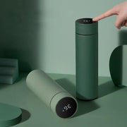 Smart Stainless Steel Water Bottle with Temperature Display 