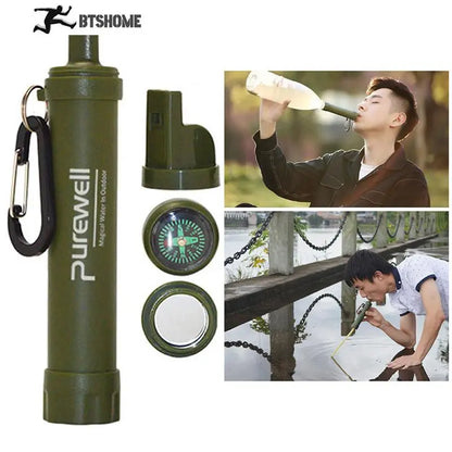 "Portable Water Purifier for Outdoor Adventures"