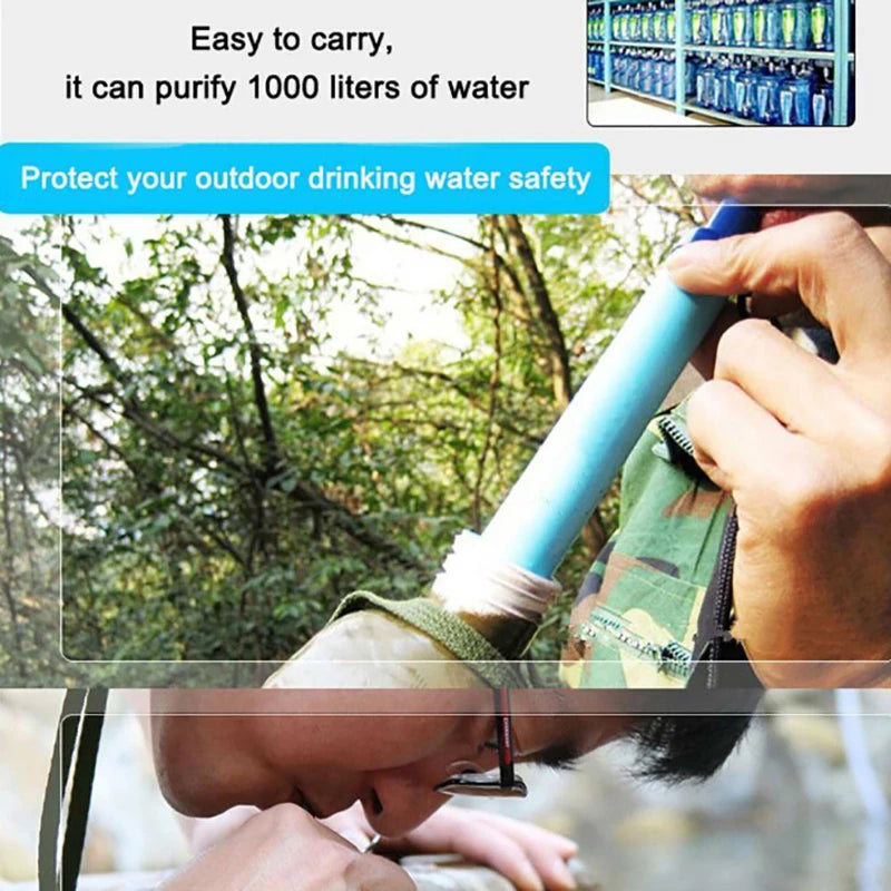 "Portable Water Purifier for Outdoor Adventures"