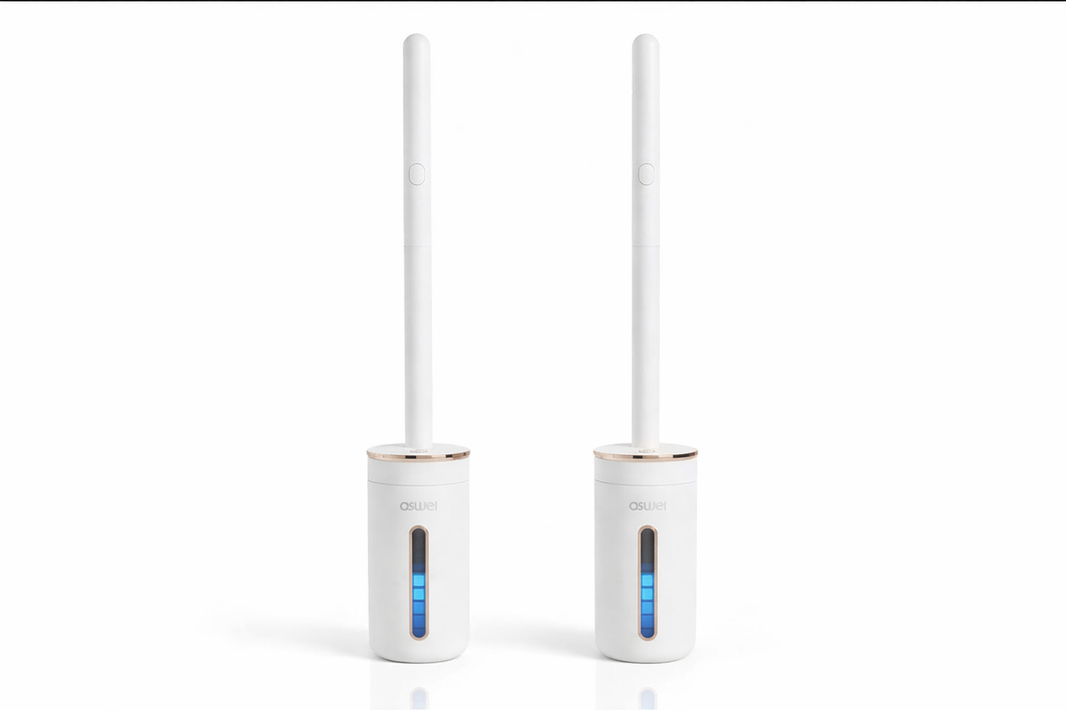 QuickClean Wall Mount Toilet Brush Heads