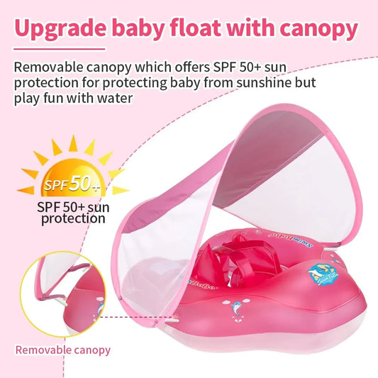 Inflatable Swimming Float With Canopy For KIds