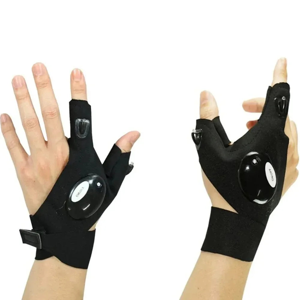 TrailBeam LED Running Light Gloves