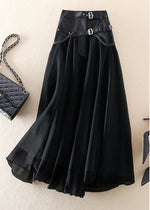 Everyday French Grey Patchwork Tulle Skirt