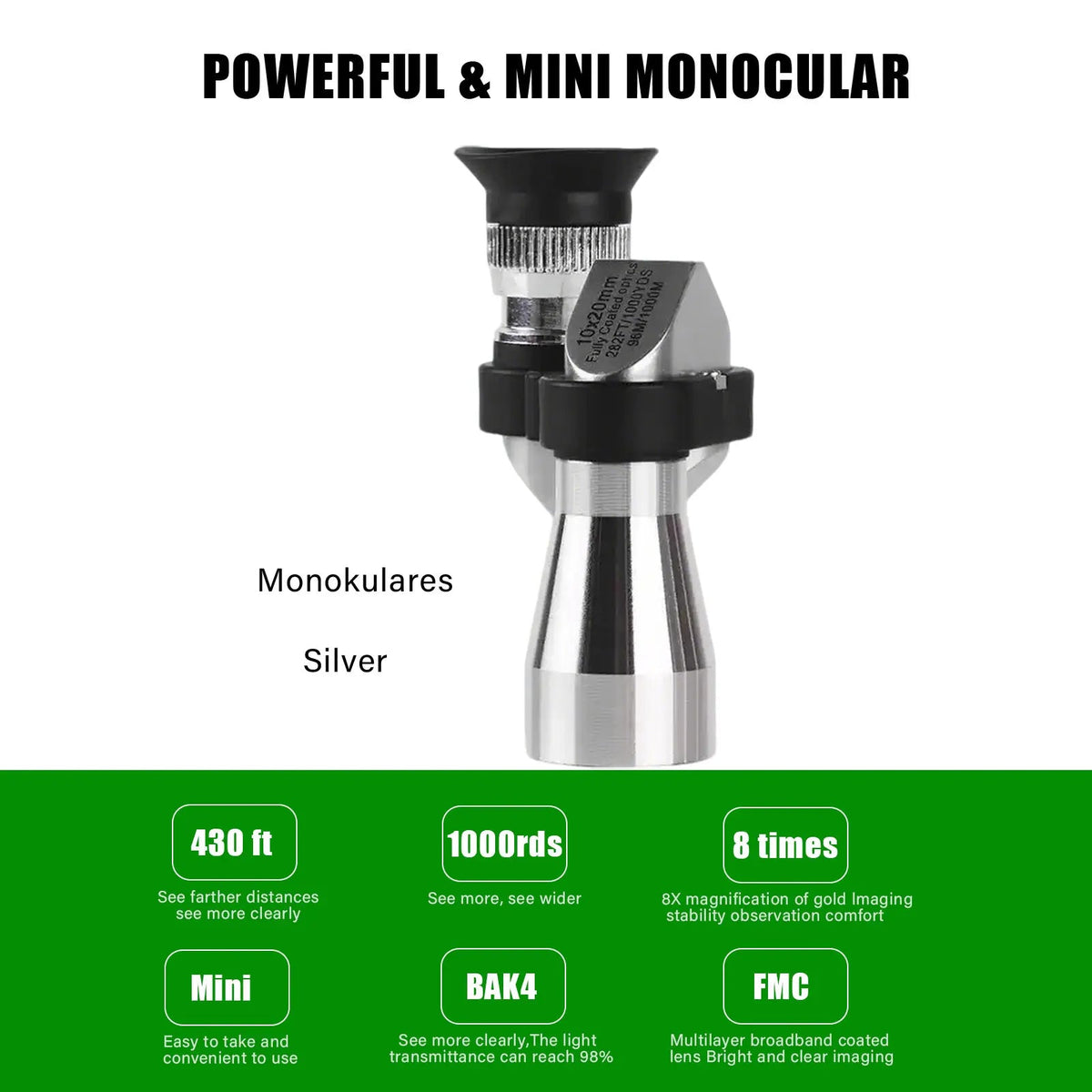 FocusPro Pocket Monocular