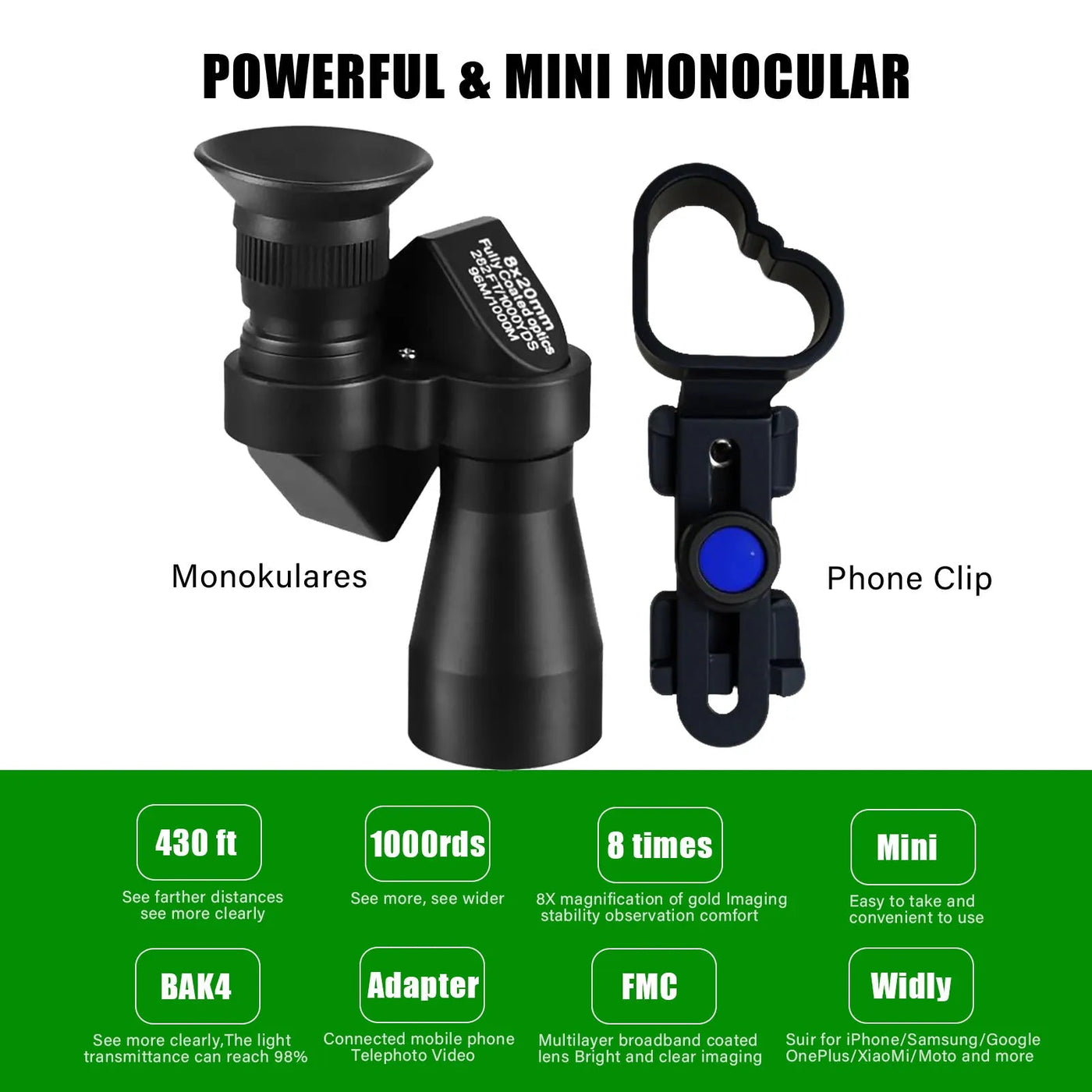 FocusPro Pocket Monocular