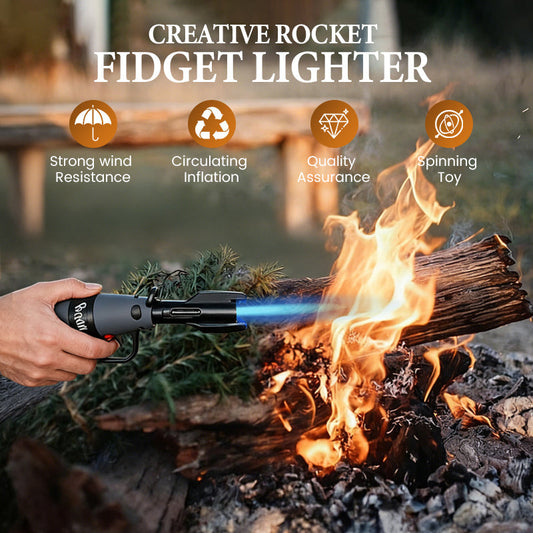 Rocket Fidget Flame Pocket Lighter